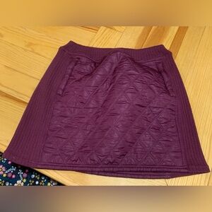 Prana Elsa puffy warm winter skirt